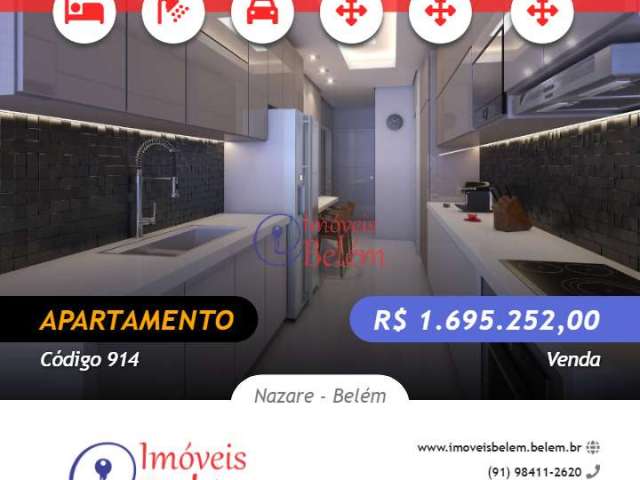 Apartamento de luxo de 4 suítes no Real Paradise no Umarizal