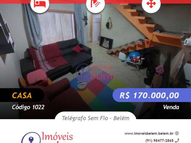 Imóveis Belém vende casa no telégrafo.