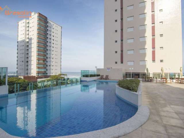 Apartamento Alto Padrão 2 dormitórios sendo uma suíte sacada vista mar - Mongaguá