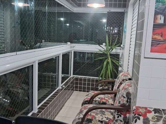 Apartamento 2 dormitórios sacada gourmet vista mar no bairro Anhanguera em Mongaguá