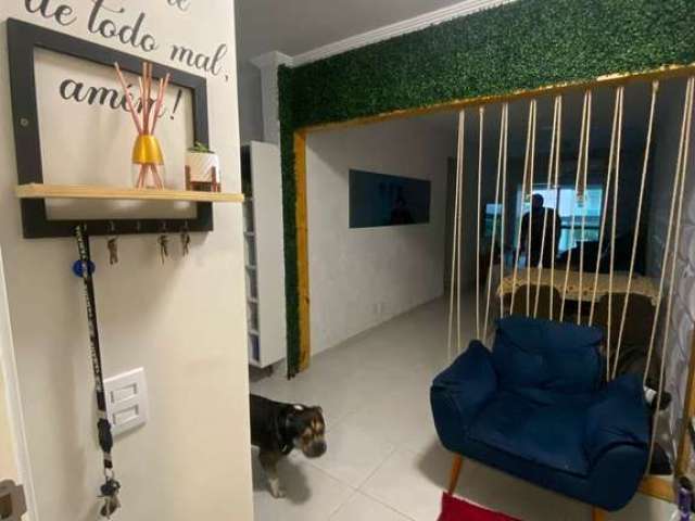 Apartamento 2 dormitórios c/ suíte, mobiliado sacada gourmet, Vila Atlântica - Mongaguá