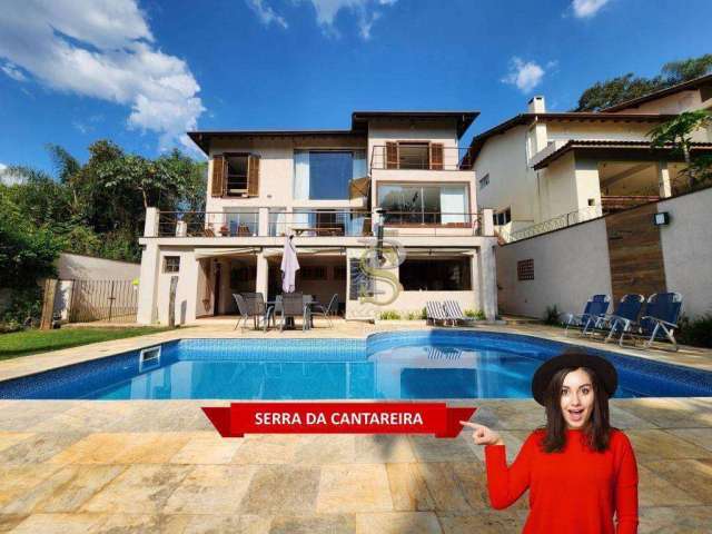 Casa com 3 dormitórios à venda, 280 m² - Serra da Cantareira - Mairiporã/SP