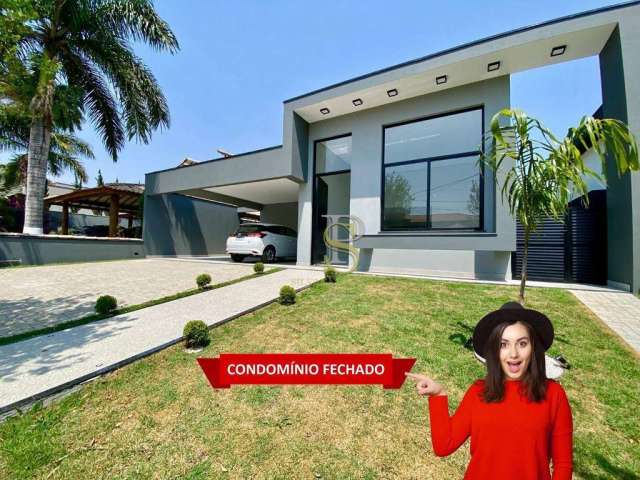 Casa com 3 suítes à venda, 249 m² por R$ 2.800.000 - Condomínio Fechado - Atibaia/SP