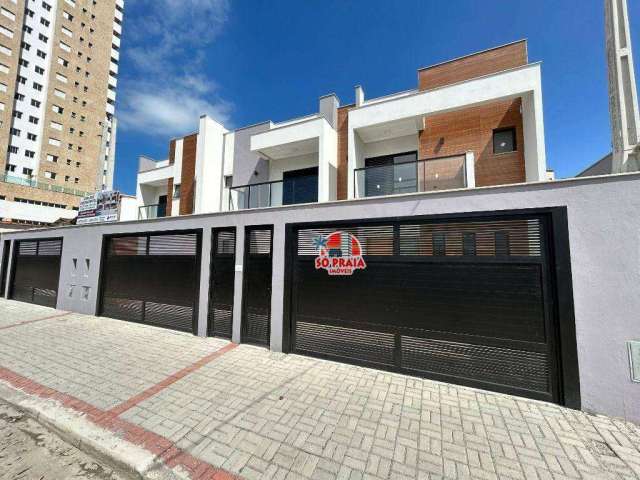 Sobrado com 3 dormitórios à venda, 139 m² por R$ 855.000,00 - Jardim Aguapeu - Mongaguá/SP