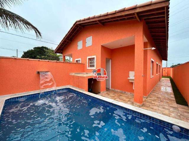 Casa com 2 dormitórios à venda, 54 m² por R$ 279.000,00 - Califórnia - Itanhaém/SP