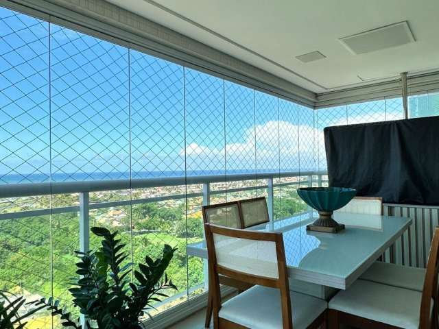 Apartamento no Art Residence em Piatã de 3 suítes vista mar cm 3 vagas