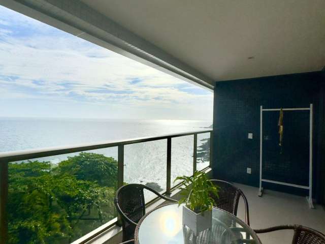 Apartamento a venda em ondina quarto e sala  vista mar no beach class