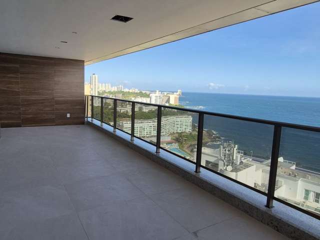 Apartamento a venda na barra com 4 suites vista mar no morro ipiranga residence