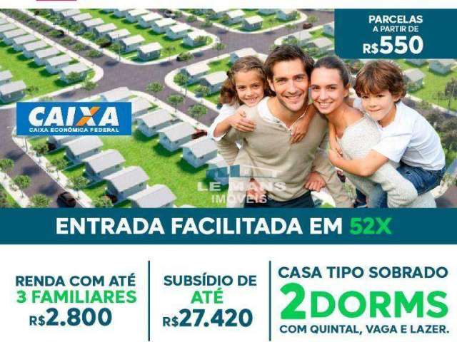 Casa à venda, 54 m² por R$ 181.000,00 - Altos do São Francisco - Piracicaba/SP