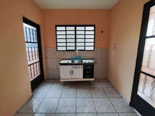 Casa com 1 dormitório para alugar, 50 m² por R$ 731,75/mês - Jardim Alvorada - Piracicaba/SP