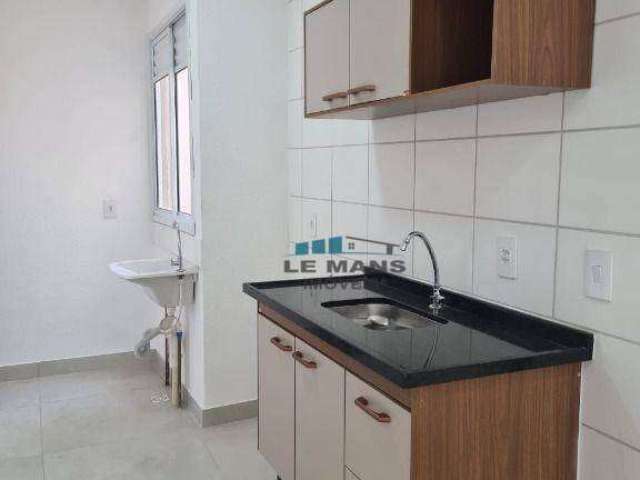 Apartamento com 2 dormitórios para alugar, 48 m² por R$ 1.293,54/mês - Campestre - Piracicaba/SP