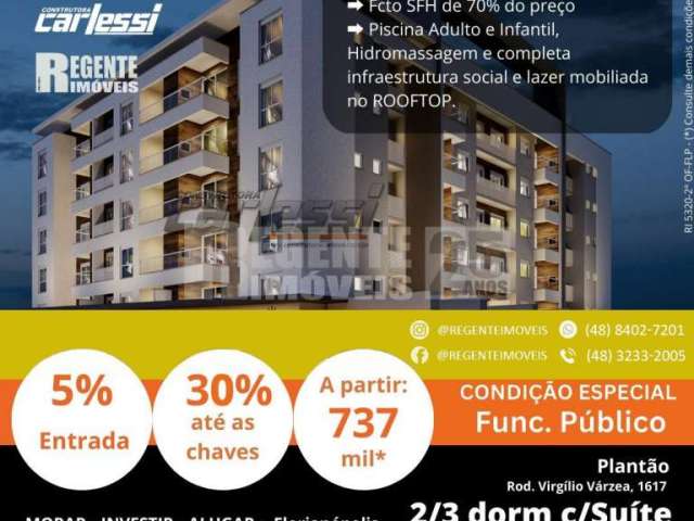 Apartamento com 2 quartos à venda no bairro Saco Grande em Florianópolis