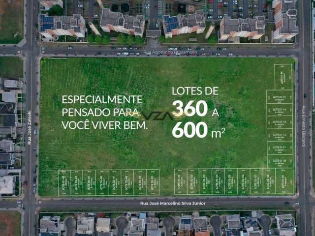 Terreno à venda na Rua Ernesto Biscardi, 390, Capão Raso, Curitiba por R$ 924.803