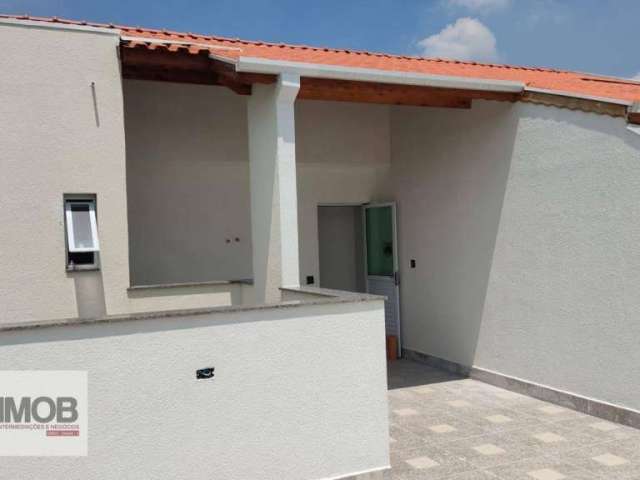 Cobertura com 2 dormitórios à venda, 76 m² por R$ 369.000,00 - Vila Scarpelli - Santo André/SP