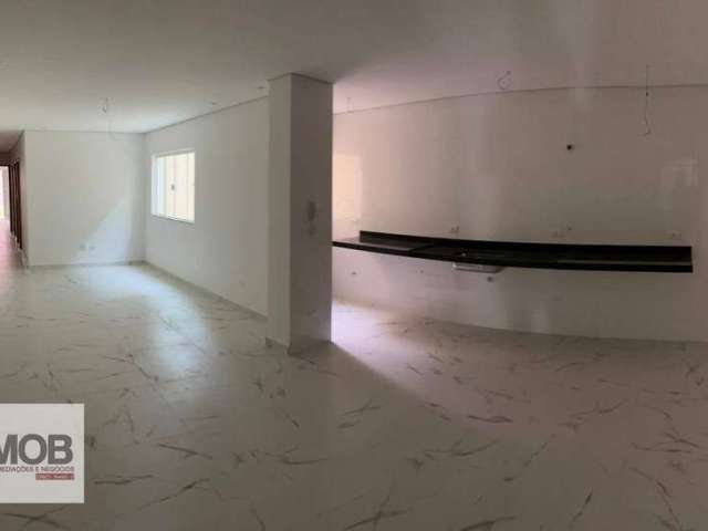 Cobertura com 3 dormitórios à venda, 186 m² por R$ 887.000 - Campestre - Santo André/SP