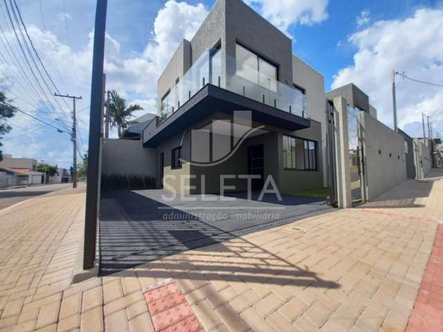 Excelente Sobrado  NOVO  à venda, Bairro Canadá, CASCAVEL - PR - R  670.000,00.