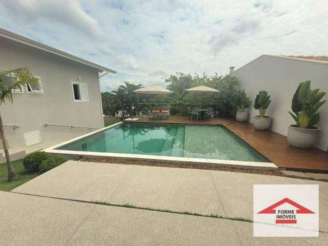 Casa térrea mobiliada para venda de 430 m2 - cond. terras de são carlos - jundiaí/sp