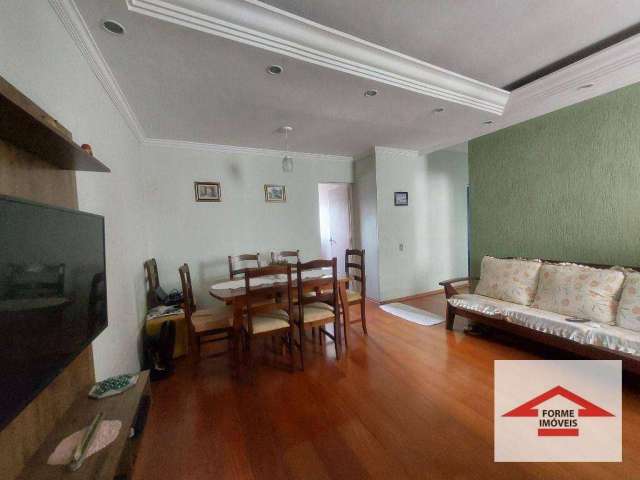 Apartamento com 3 dormitórios à venda no Cond. Residencial Chácara das Flores, 70 m² por R$ 425.000 - Jardim Santa Teresa - Jundiaí/SP