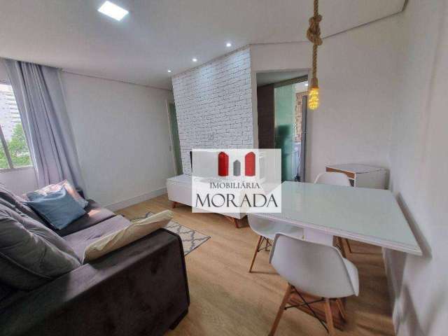 Apartamento com 2 dormitórios para alugar, 48 m² por R$ 2.530,00/mês - Jardim América - São José dos Campos/SP