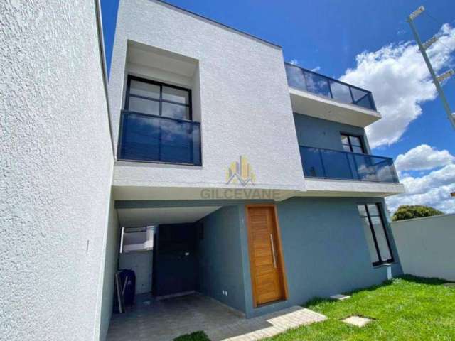 Sobrado com 3 dormitórios à venda, 140 m² por R$ 755.000,00 - Atuba - Curitiba/PR