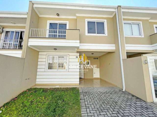 Sobrado com 3 dormitórios, 94 m² - venda por R$ 570.000 ou aluguel por R$ 3.400/mês - Santa Cândida - Curitiba/PR