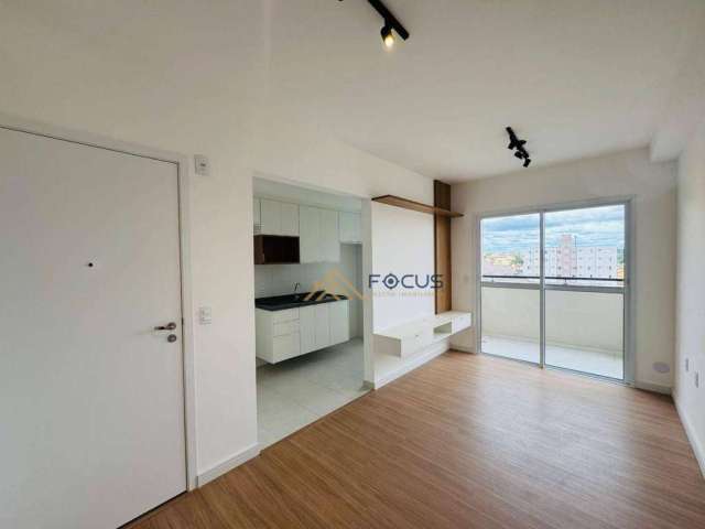 Apartamento com 2 dormitórios para alugar, 60 m² por R$ 3.110,00/mês - Jardim Colônia - Jundiaí/SP