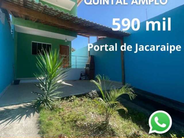 Casa com 3 quartos à venda no Portal de Jacaraípe, Serra , 120 m2 por R$ 590.000