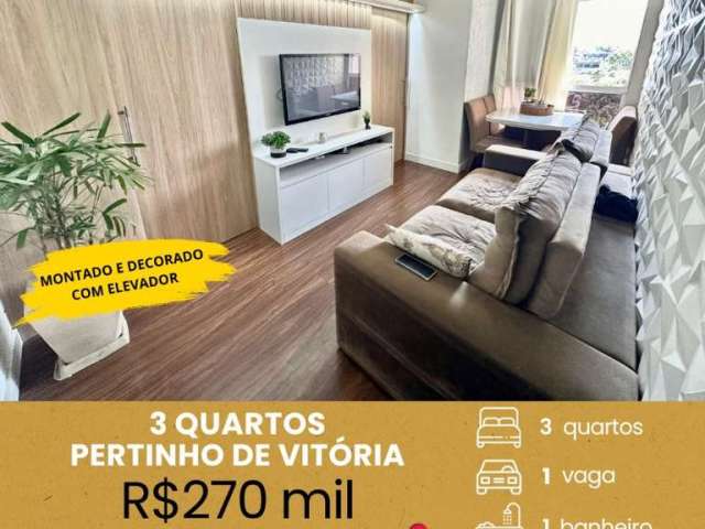 Apartamento com 3 quartos à venda no São Diogo II, Serra , 52 m2 por R$ 270.000