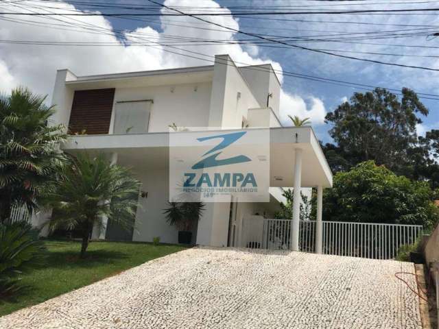 Casa em condomínio de luxo com 3 suítes e 4 vagas na cidade de Itupeva-SP, Residencial Pacaembu - 400m².