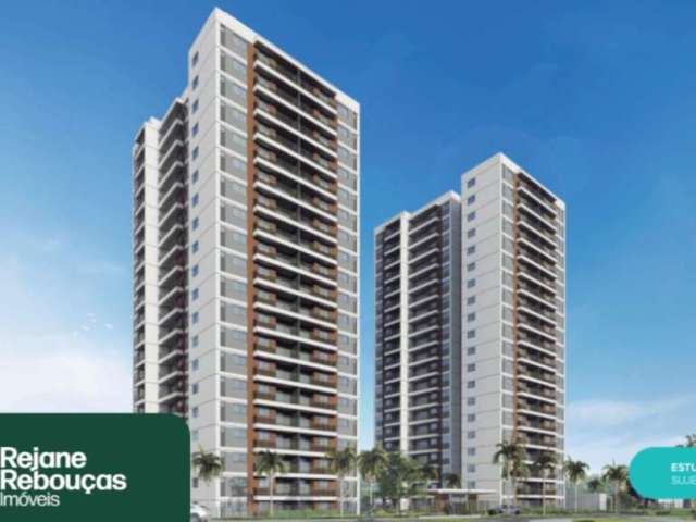 Apto c/ 75m², 3 qts e 2 vagas + LAZER COMPLETO - Presidente Kennedy, Fortaleza/CE