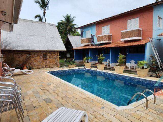 Pousada com 26 dormitórios à venda, 600 m² por R$ 3.200.000,00 - Massaguaçu - Caraguatatuba/SP