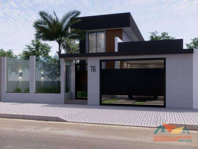 Casa com 3 dormitórios à venda, 120 m² por R$ 690.000,00 - Massaguaçu - Caraguatatuba/SP