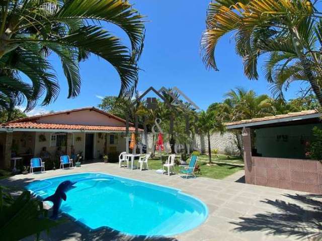 Chácaras Rio Jacuípe, ótima casa térrea, com piscina em terreno com 1.060m²