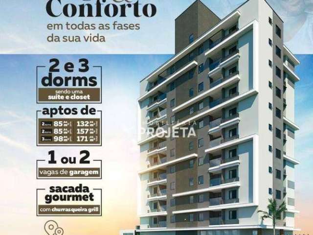 Apartamento com 2 dormitórios à venda, 85 m² - Centro - Presidente Prudente/SP