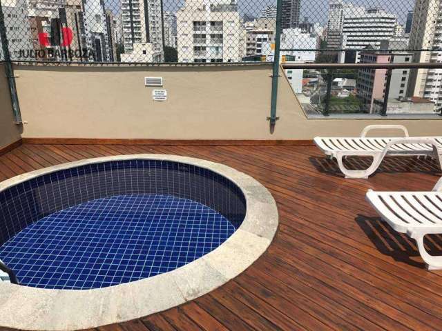 Apartamento mobiliado com 1 dormitório, 1 vaga de garagem, na Santa Justina