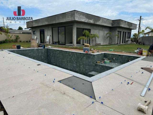 Casa com piscina 4 suítes 1 master  à venda, 281 m² por R$ 2.800.000 - Condomínio Residencial Shamballa III - Atibaia/SP