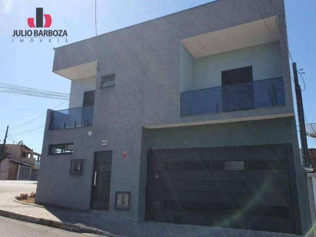 Sobrado Esquina com 3 dormitórios 1 suíte área gourmet 2 vagas cobertas  à venda, 110 m² por R$ 650.000 - Jardim Araguari - Bragança Paulista/SP