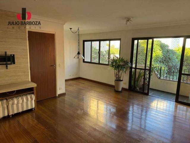 Apartamento em Moema pássaros, 129m², 3 dormitórios, suíte, 2 vagas de garagem