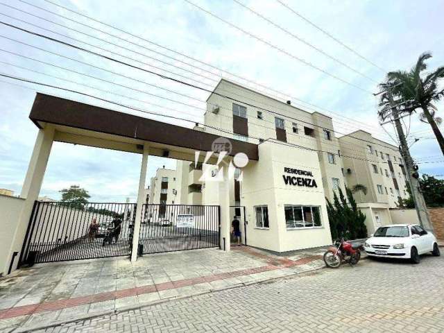 Apartamento com 2 quartos à venda na Rua Luiz Aléssio Lenhani, 43, São Sebastião, Palhoça, 56 m2 por R$ 290.000