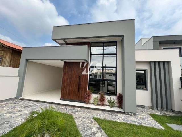 Casa com 3 quartos à venda na Rua Delfínio, 1, Bela Vista, Palhoça, 115 m2 por R$ 680.000