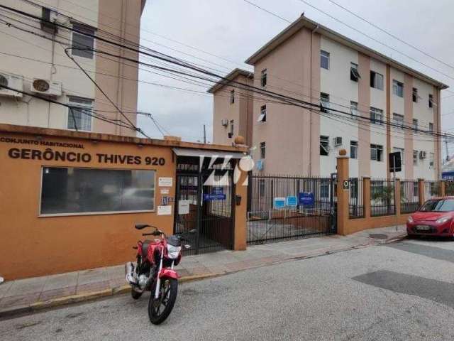 Apartamento com 3 quartos à venda na Rua Gerôncio Thives, 920, Barreiros, São José, 41 m2 por R$ 249.999