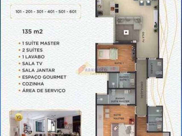 Apartamento Cobertura à venda, 3 quartos, 2 suítes, 3 vagas, Centro - Divinópolis/MG