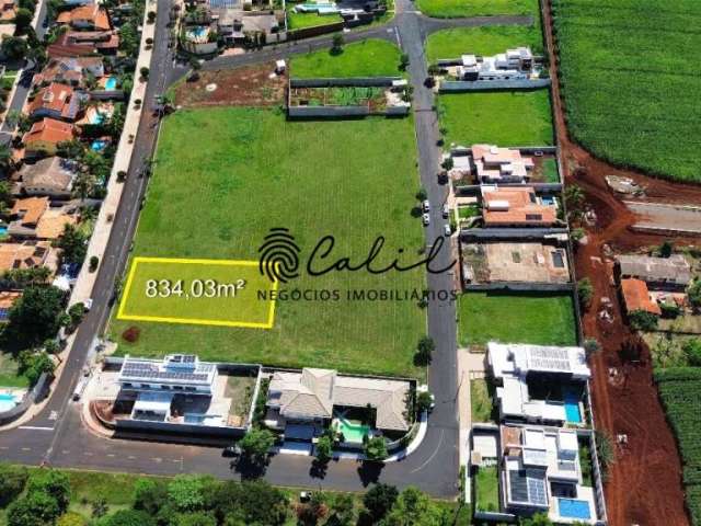 Terreno à venda, 834,00m² por R$ 793.000,00 - Condomínio  Royal Park, Ribeirão Preto/SP