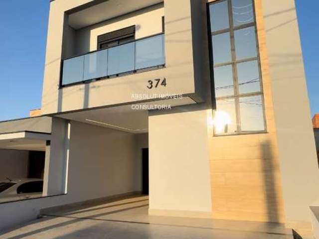 Casa de Luxo em Condomínio no Jardim Toscana, Indaiatuba-SP  3 Quartos, 3 Suítes, 198m²  Imperdível!