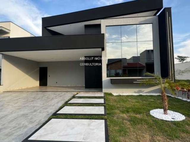 Casa de Luxo em Condomínio no Jardim Residencial Dona Maria José em Indaiatuba-SP: 4 quartos, 4 suítes, 2 salas, 6 banheiros, 4 vagas, 248 m².