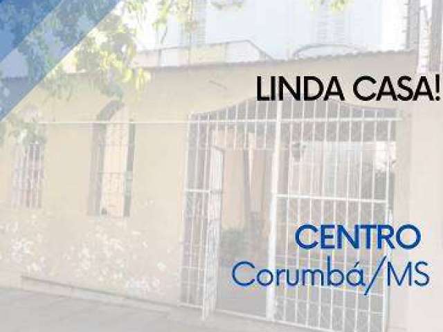 Casa para venda possui 125 metros quadrados com 3 quartos em Centro - Corumbá - MS