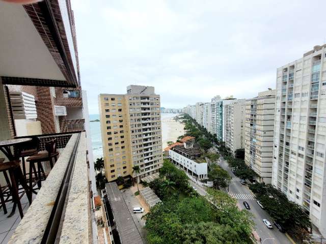 Apartamento com vista mar à venda, 3 quartos, 2 suítes, 2 vagas, Pitangueiras - Guarujá/SP