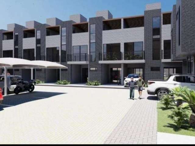 Casa duplex à venda em Nova Parnamirim (Parnamirim/RN) | Condomínio Valle Real II- 120m² - 3/4 sendo 1 suíte
