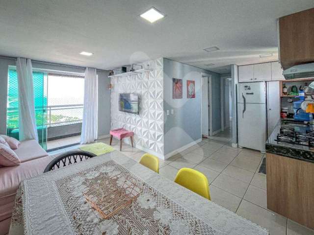 Apartamento à venda localizado em Ponta Negra (Natal/RN) | Cond. Duna Barcane - 2 suítes - MOBILIADO e REFORMADO.