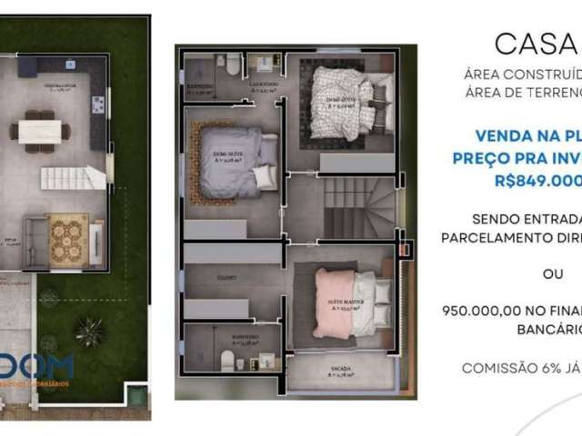 Casa 2 Padrão loteamento em Canasvieiras Florianópolis